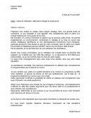 Lettre de motivation alternance chargé de projet junior