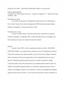 FICHE DE LECTURE : « MOTS DITS POUR MAUX DIRE » de Corine PETIT