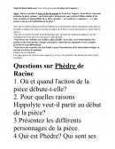 Sujet de dissertation jean luc Lagarce et question Phèdre