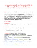 Lecture linéaire6 : Le Portait de Mlle de Chartres, la Princesse de Clèves