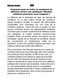 Comment peut on éviter le sentiment de défiance envers nos politiques ? Quelles solutions pourrions nous imaginer ?