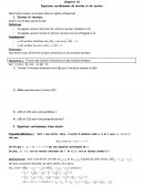 Equations cartésiennes de droites et de cercles