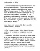 L'information en Chine