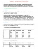 Chapitre sur les opérations de financement