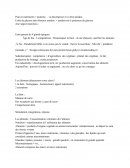 Td alimentation