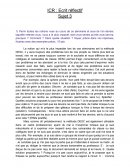 Ecrit réfléctif mécommunication