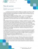 Note de service gestion financière