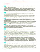 Les effets du mariage