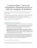 Le gasoil au Maroc : Entre crises internationales, libéralisation des prix et Lobby des compagnies de distribution