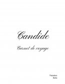Carnet de voyage Candide, Voltaire
