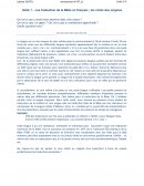 Les traduction de la Bible en français ; les récits des origines