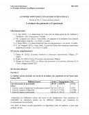 ECONOMIE MONETAIRE ET FINANCIERE INTERNATIONALE