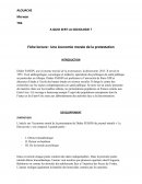 Une économie morale de la prestation