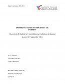Analyse du discours de R.Badinter à l’Assemblée pour l’abolition de la peine de mort (17 Septembre 1981)