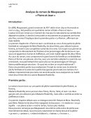 Analyse du roman de Maupassant, « Pierre et Jean »