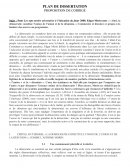 Dissertation Edgar Morin, Ainsi, la démocratie constitue l’union de l’union et de la désunion.