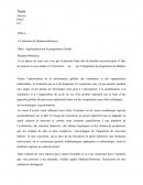 Lettre de motivation pour un programme de maîtrise au Québec