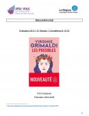 Fiche de lecture Virgina Rimaldi