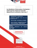 Les systèmes d'information d'entreprise : quels sont les risques de sécurité aujourd'hui et comment y faire face ?