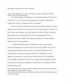 Introduction de dissertation sur la première des lettres portugaises
