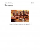 Dossier politiques sociales et cadre législatif