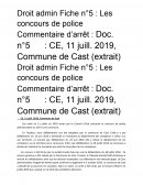 CE, 11 juill. 2019, Commune de Cast commentaire