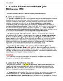 Pourquoi l'année 1789 initie-t-elle une rupture politique majeure?