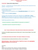 Comprendre un régime politique : la démocratie