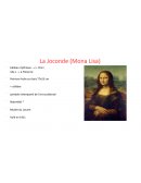 Mona lisa presentation oeuvre