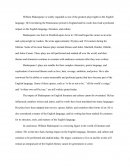 Essay on Shakespear