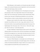 Essay on Shakespear