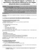 La France : un rayonnement international différencié et une inégale attractivité dans la mondialisation