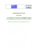 « L’évaluation et l’étude de la rentabilité des projets d’investissements au sein de l’OCP JORF LASFAR »