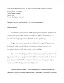 Lettre de motivation, préparer pour une reprise d'un apprentissage en cours de formation