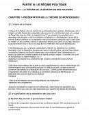 Droit constitutionnel : le régime politique