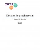 Dossier psychosocial