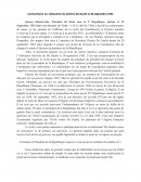 Commentaire sur l'Allocution du Général De Gaulle du 20 Septembre 1962