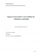 Rapport de stage Initiative Artois à Béthune du 19/04/2022 au 14/05/2022