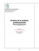 Analyse de la pratique professionnelle : le secret professionnel
