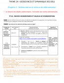 Sédimentation et milieux de sédimentation