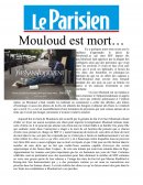 Sujet d'imagination sur la mort de Mouloud