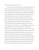 Qui est l’auteur de la constitution du 4 octobre 1958 ?