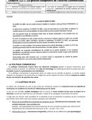 Le contrôle de gestion et l’analyse budgétaire : la gestion budgétaire de l'activité commerciale