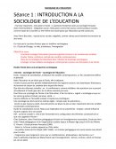 Science sociale de l'éducation