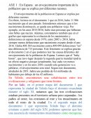 El envejecimiento de la poblacion en espana