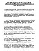 En quoi la loi Veil de 1975 sur l’IVG est l’aboutissement d’un engagement en faveur du droit des femmes ?