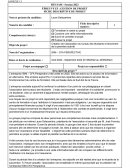 Gestion de projet : Fiche descriptive de projet