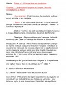 La révolution Française et l’empire : Nouvelle conception de la Nation