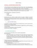 Les définitions du droit pénal