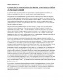 Critique de la représentation théâtrale du Malade Imaginaire de Molière au théâtre du Ranelagh à Paris